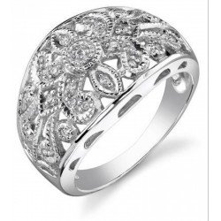 Díszes eljegyzési gyűrű Divat