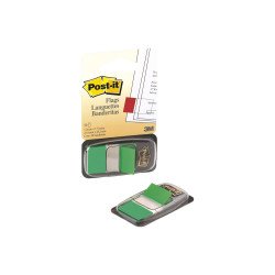 Jelölőcímke 25,4x43,2mm, 50lap műanyag, 3M 680-3 zöld Jelölőcímke 3M