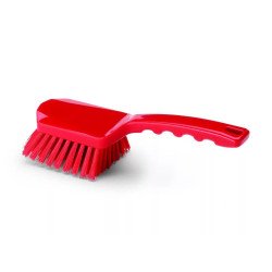 Kefe kézi műanyag rövid nyéllel 0,3 mm Aricasa/Igeax piros_1007RS Partvis, seprű, kefe, padozat, porolók Aricasa