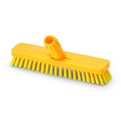 Súrolókefe fej műanyag 30 cm széles nyelezhető 0,75 mm Aricasa/Igeax sárga_1016YT Partvis, seprű, kefe, padozat, porolók Aricasa