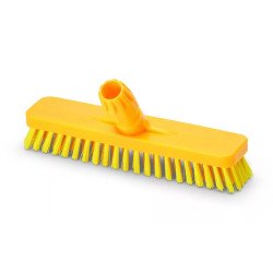 Súrolókefe fej műanyag 30 cm széles nyelezhető 0,75 mm Aricasa/Igeax sárga_1016YT Partvis, seprű, kefe, padozat, porolók Aricasa