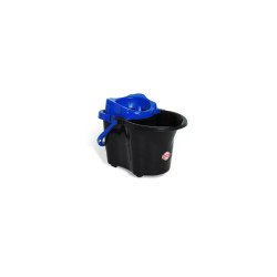 Felmosó vödör 20 liter osztott ovális csavaró kosárral kék/fekete_UP096 Vödrök, lapátok Ariston