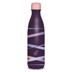 Fémkulacs duplafalú 500ml Ars Una Ribbon-purple (5168) 22 Kulacs, termosz Ars Una