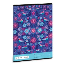 Füzet iskolai A5, 32lap, vonalas 16-32 2.osztályos Ars Una CATALINA (5095) 21 10db/csomag Iskolai füzet Ars Una