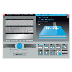 Tankönyvborító öntapadó, 50x33cm, 10 ív/csomag, Ars Una, geometrikus Füzet, könyv borító Ars Una