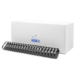 Spirál műanyag 51mm, 25 db/doboz, Bluering®, fekete Kötészeti kellék Bluering