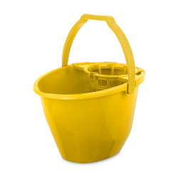 Felmosó vödör 11 literes ovális csavaró kosárral sárga Bonus_B105 Vödrök, lapátok Bonus