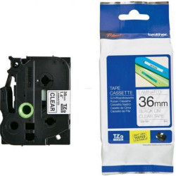 Feliratozógép szalag Brother TZE161 36mmx8m ORIGINAL fekete/átlátszó Nyomtató és feliratozó gép, kellékek Brother