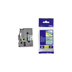 Feliratozógép szalag Brother TZE751 24mmx8m ORIGINAL fekete/zöld Nyomtató és feliratozó gép, kellékek Brother