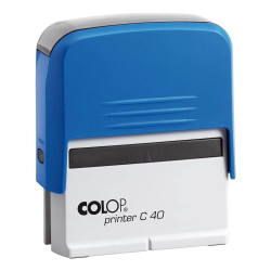 Bélyegző C40 Colop kék ház/fekete párna Bélyegző és kelléke Colop