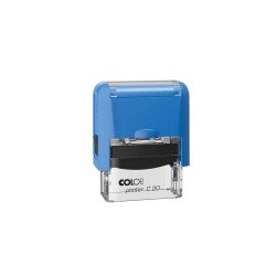 Bélyegző Printer Colop Pocket Stamp 20 kék átlátszó ház kék párna Bélyegző és kelléke Colop