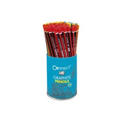 Grafitceruza HB, háromszögletű, Connect 72 db/pohár Grafitceruza Connect