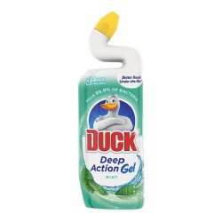 WC tisztító fertőtlenítő gél 750 ml Duck Deep Action Menta Toalett tisztító, WC illatosító Duck