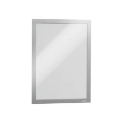 Infókeret A4, mágneses záródás, Durable Duraframe® ezüst Bemutatótábla, mágneses info keret Durable