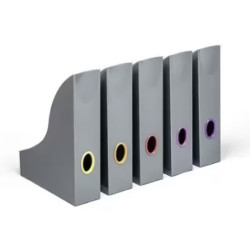 Iratpapucs 73x306x241mm, szett Durable Varicolor®, 5 db/csomag, antracit Iratpapucs Durable