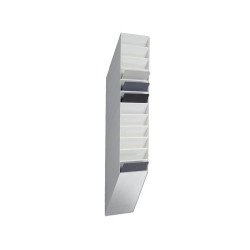 Prospektustartó A4, Durable Flexibox 12 fehér Vizuál, irányító tábla Durable