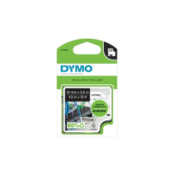 Feliratozógép szalag Dymo D1 flexibilis ID S0718040/16957 12mmx3,5m, fekete/fehér Nyomtató és feliratozó gép, kellékek Dymo