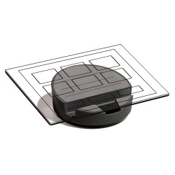 Tablet és telefon tartó Durable asztali grafitszürke Monitor, tablet tartó Durable