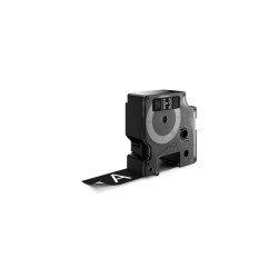 Feliratozógép szalag Dymo D1 S0721010/53721 24mmx7m, ORIGINAL, fehér/fekete Nyomtató és feliratozó gép, kellékek Dymo