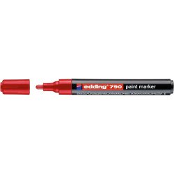 Lakkmarker 2-3mm, kerek Edding 790 piros Lakkmarker EDDING