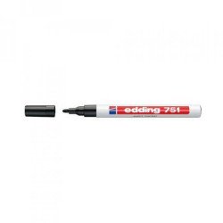 Lakkmarker 1-2mm, kerek Edding 751 fekete Lakkmarker EDDING