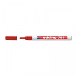 Lakkmarker 1-2mm, kerek Edding 751 piros Lakkmarker EDDING