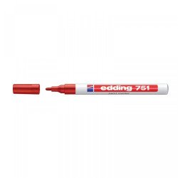 Lakkmarker 1-2mm, kerek Edding 751 piros Lakkmarker EDDING