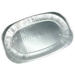 Alu tálca hidegtálas ovális 54,5 x 36 cm 50 db/csomag Asztali kiegészítők, kellékek Egyéb