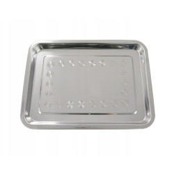 Fém tálca 36 x 27 x 2 cm Háztartási eszközök Egyéb