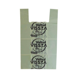 Ingvállas gyűjtőzsák 40x70cm, visszaváltható pet palackok, alu dobozok és üvegekhez 3 zsák/csomag Zacskó, tasak, táska Egyéb