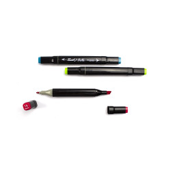 Kétvégű kreatív marker készlet, 80 klf.szín Permanent marker Egyéb