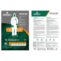 Munkavédelmi overál L fehér Munkaruha Egyéb