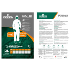 Munkavédelmi overál M fehér Munkaruha Egyéb