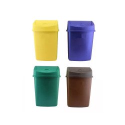 Szemetes kuka billenő fedéllel műanyag 35 literes Papírkosár, szemetes Egyéb