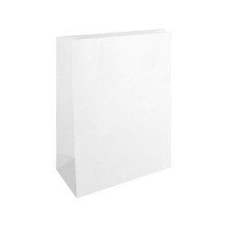 Tasak redős-talpas tasak 40x60x10cm, kraft fehér Tasak Egyéb