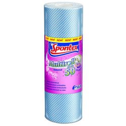 Törlőkendő tekercses 50 lap/tekercs Multiroll Spontex Szivacsok, kendők, súrolók Egyéb