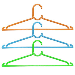 Vállfa műanyag 1 db Háztartási eszközök Egyéb