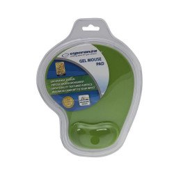 Egérpad csuklótámasszal, géltöltésű, Esperanza zöld Egérpad Esperanza