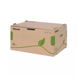 Archiváló konténer újrahasznosított karton előre nyíló Esselte Eco barna Archiválás Esselte