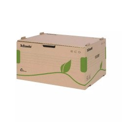 Archiváló konténer újrahasznosított karton előre nyíló Esselte Eco barna Archiválás Esselte