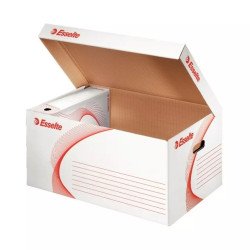 Archiváló konténer újrahasznosított karton felfelé nyíló Esselte Speedbox fehér Archiválás Esselte