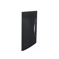 Gumis mappa A4, 15mm, PP Esselte Vivida fekete Gumis mappa Esselte