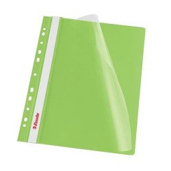 Gyorsfűző lefűzhető A4, PP 10 db/csomag, Esselte Vivida zöld Gyorsfűző műanyag Esselte