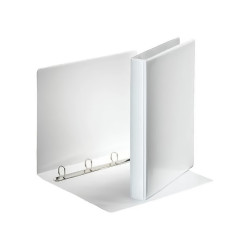 Gyűrűskönyv panorámás A4, 3,5cm, 4 gyűrű, D alakú, PP Esselte fehér Gyűrűskönyv Esselte