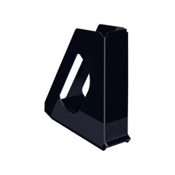 Iratpapucs 6,8cm, műanyag, Esselte Europost Vivida fekete Iratpapucs Esselte