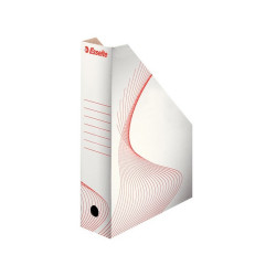 Iratpapucs 8cm, karton, összehajtható Esselte BOXY fehér Iratpapucs Esselte