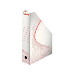 Iratpapucs 8cm, karton, összehajtható Esselte BOXY fehér Iratpapucs Esselte