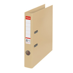 Iratrendező A4, 5cm, PP élvédő sínnel, Esselte Standard homok Iratrendező Esselte