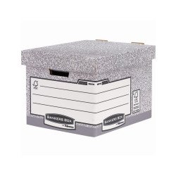 Archiváló konténer, karton, standard, Fellowes® Bankers Box System, 10 db/csomag, Archiválás Fellowes