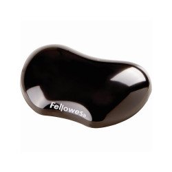 Csuklótámasz, mini, géltöltésű, Fellowes® Crystal Gel, fekete Kéz és csuklótámasz Fellowes